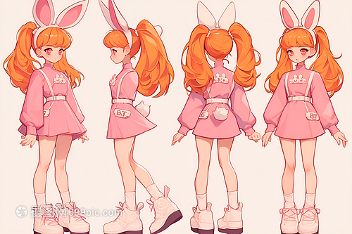 兔耳與靈動 動漫女郎工藝品設(shè)計的藝術(shù)探索