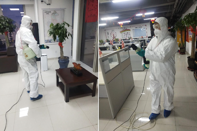 花式硬核復(fù)工 順豐豐修上門(mén)消毒殺菌服務(wù)助力科學(xué)防疫
